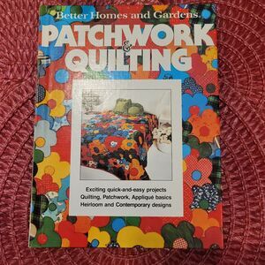 VTG Better Homes & Gardens Patchwork and Quilting Book 1977 Patchwork Designs